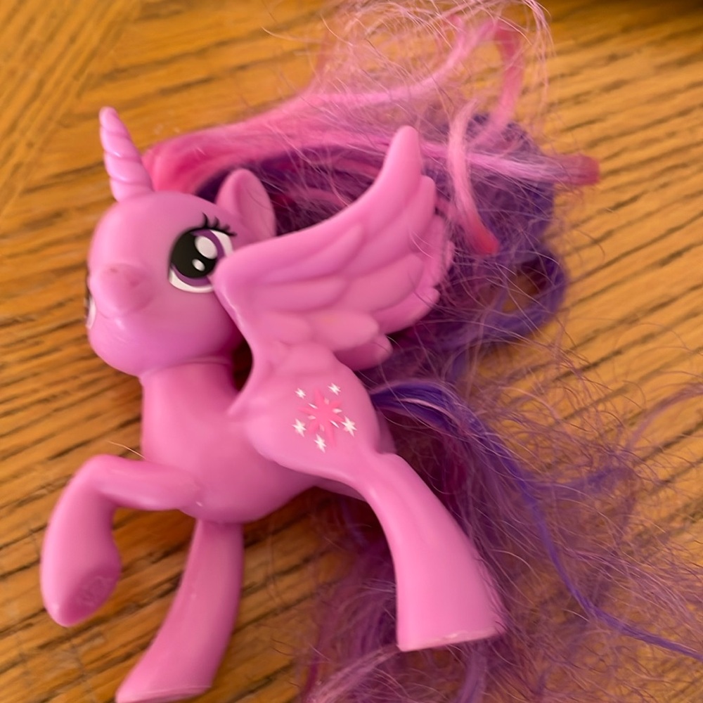 2010 OG My Little Pony TWILIGHT SPARKLE Unicorn 3" Figure Brushable Hair